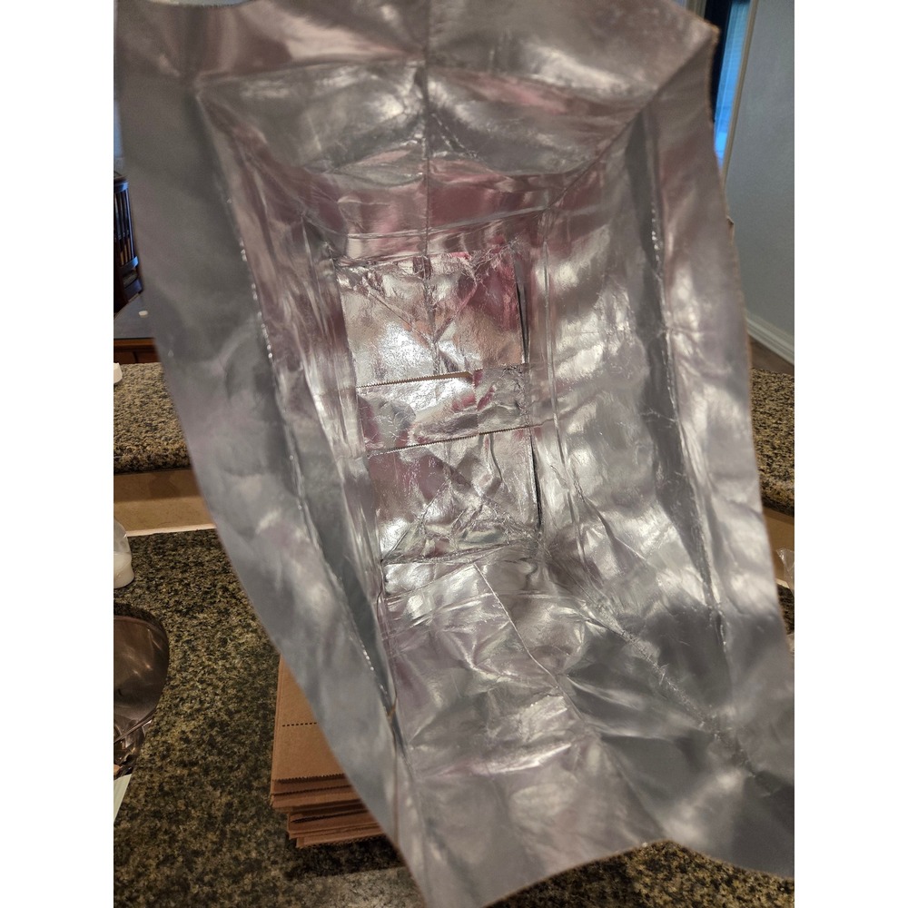 Amazon Prime Insulated Grocery Bags Lot of 5 Brown Excellent Thermal Foil Lined - Picture 2 of 2
